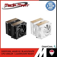 DEEPCOOL AK620 G2  BLACK/WHITE CPU COOLER  | LGA1851/AM5 READY