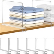 Cross-Border Partition Board Transparent Acrylic Bag Cabinet Clothing Baffle Storage Partition Shelf