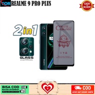 2IN1 TEMPERED GLASS PRIVACY REALME 9 PRO 9 PRO PLUS 9 4G 9 5G BONUS CAMERA LENS