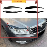 FRDE◎for Skoda Octavia MK2.5 2008-2012 Headlight Eyebrows Eyelids Trim Cover