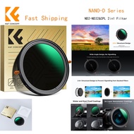 K&F Concept NANO-D ND2-ND32 & CPL 2 in 1 Lens Filter 49/52/55/58/62/67/72/77/82mm, for Camera Lens