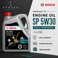 Bosch X7 5W30 Fully Synthetic Engine Oil Bosch Engine Oil 4L Bosch X7 5W-30 API SP