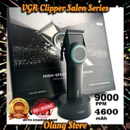 Original VGR Hair Clipper Salon / Barber Series 9000 RPM Charging Base. Mesin Gunting Potong Rambut