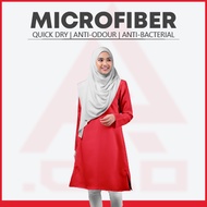 Plain T Shirt Jersey Microfiber Tshirt Jersi Baju Kosong Perempuan Unisex