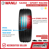 Wanli SA302 Sport Macro Passenger Car Tires Rim 17 Rim 18 part 2 of 4 www.grandstone.ph 215/50R17 215/55R17 225/45R17 225/50R17 225/55R17 235/45R17 235/50R17 235/55R17 245/40R17 245/45R17 255/45R17 215/40R18 225/40R18 225/45R18 235/40R18