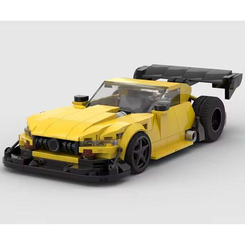 323PCS New MOCChampion City Highway SL63 Supercar Modular Children's Building Blocks Toys Gifts