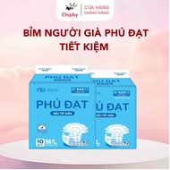 COMBO 50 pieces Phu Dat Elderly Diapers ML Size - Lampin Dewasa Phu Dat
