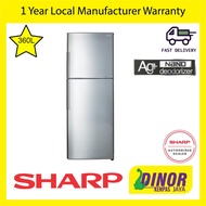 Sharp 360L 2 Doors Inverter Fridge / Refrigerator SJ366MSS / SJ-366MSS Peti Sejuk