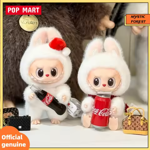 POPMART LABUBU 3.0 Coca Cola Vinyl Series Pendant Blind Box Cute Labubu Toys Collectibles Holiday Su