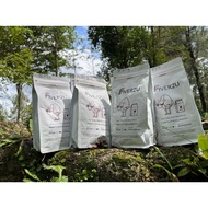 Premium Fiver2u Pure Coffee Peaberry Arabica Robusta (500gram, Beans, Grounds)