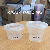 Cup DM 100ML AND 150 ML R CUP / THICK PUDDING CUP CONTENTS 25 PCS THINWALL CUP MERPATI DM 150ML R CU