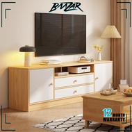 𝐁𝐌𝐙𝐀𝐑 𝙄𝙣 𝙎𝙩𝙤𝙘𝙠 Nordic Modern Style TV Cabinet With Storage(4ft/4.5ft/5.3ft/6ft) With Storage电视柜