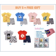 Baby Clothes Set (6 months, 1, 2 ,3 years old) Baju Bayi Budak (Top & Bottom) Newborn Clothes Boy Gi