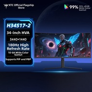 KTC | 34 Inches Near-4K Overclocked 180Hz Curved Gaming Monitor