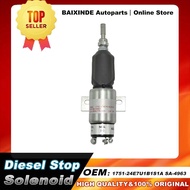 OEM 1751-24E7U1B1S1A SA-4963 SA-3933-24 Diesel Stop Solenoid Fit for Cummins Car Accessories Auto Pa