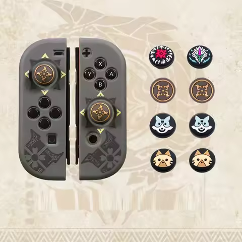 Thumb Stick Grip Cap Joystick Protective Cover For Monster Hunter RISE Switch Oled Joy-Con Controlle