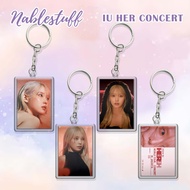 GANTUNGAN Iu Her Concert Ganci Keychain // Acrylic Keychain // Kpop Merchandise