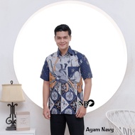 Baju Batik Couple Pasangan Terbaru Tunik Jumbo LD130 140 Kemeja Lengan Panjang M L XL XXL Tunic Shel