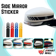 CAR MOTOR STICKER SIDE MIRROR Line Stripe Lining Decoration DIY Car Body Bumper Bonnet Stiker Cermin Kereta Motor Helmet