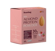 Beanbag Mix Almond Protein Powder Real Strawberry บีนแบ็ก มิกซ์ อัลมอนด์ โปรตีน พาวเดอร์ เรียล สตอว์