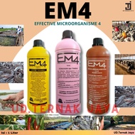 Em4 Probiotic Animal Microorganisms, Fisheries & Shrimps, Plants 1 LITER Liquid Organic Fertilizer