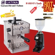 Paket Mesin Espresso LATINA Primo | Grinder Latina VEGA DX60-E +TOOLS