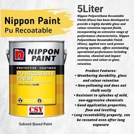 NIPPON PAINT PU Recoatable Finish 5 Liter (Gloss)