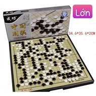 Cờ vây nam châm - Cờ vây nguyên bộ bàn gấp size lớn 19x19