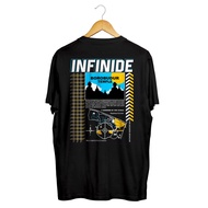 Infinide T-Shirt Original BOROBUDUR INDONESIA Distro Cotton Combed 24s Premium T-Shirt