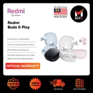 Xiaomi Redmi Buds 6 Play Earbuds | Up to 36 Hours of All-Day Play | AI Noise Reduction | IPX4