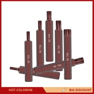 [COLORHM] T20/25/30/40/45/50/55 Electric Screwdriver Bits 75mm Hex Shank Bits Tools