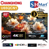 TV CHANGHONG 65 INCH U65QCN1 QLED 4K UHD GOOGLE SMART DIGITAL TV GARANSI RESMI