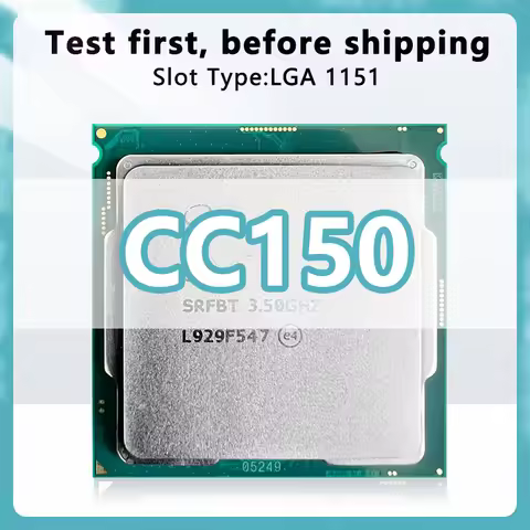 CC150 CPU 8 Cores 16 Threads 3.50GHz 16MB 95W CC150 SRFBT LGA1151 For H310 B365 H370 Z370 Z390 C242 