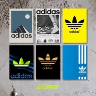 ADIDAS Casual Sport Wooden Poster 20x30cm Addidas Poster Wall decoration brand Addidas shoes display