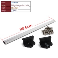 โต๊ะ RV แบบถอดได้พร้อมที่ยึด Kaki Kaki Meja อะลูมินัมอัลลอย