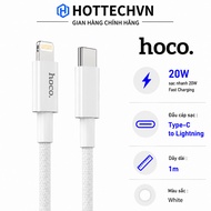 Hoco PD20W Type-C to LN X56/U111 Fast Charging Cable Suitable for lP8 - 14 Super Durable Nylon Parac