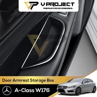Mercedes Benz A Class W176 A180 A200 A250 A45 2013-2018 Front Rear Door Armrest Storage Box V Projec
