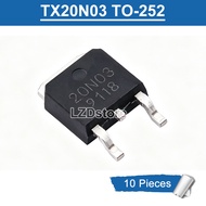 10pcs TX20N03 20N03 TO-252 20A/30V N-Channel MOSFET Transistor Original