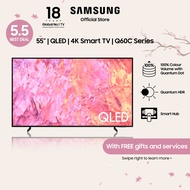 Samsung 55" Q60C QLED 4K Smart TV (2023) 4 Ticks