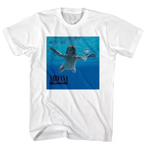 Nirvana Cotton Men's Shirt Y2k Garbage Rock Y2k Graphics Hiphop 2026 New Men's Clothing Women's Summ