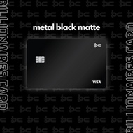 Custom Metal ATM Debit Credit Card (Not Skin Card) Black Matte Card Sticker