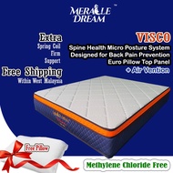 Tilam-Mattress Spring Visco-EXTRA FIRM-Hotel Tilam, Single, Super Single,Queen,King-Home Stay,Airbnb-BEDROOM FURNITURE
