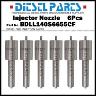 6x Diesel Fuel Injector Injection Nozzle Tip BDLL140S6655 DLL140S64F BDLL140S6655CF 5621702 15451-53