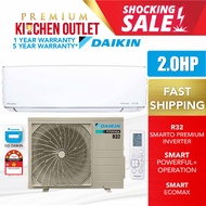 Daikin 1.0HP - 2.0HP Smarto Premium Inverter R32 Air Conditioner | FTKH Series | FTKH28B | FTKH35B |