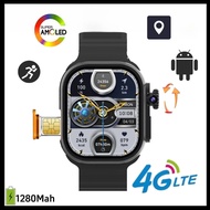 [New Arrival ] Android Smartwatch S9 Ultra 4G Network SIM Card 2.2 inch Amoled 180° Rotary