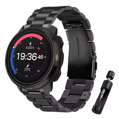 For Suunto Race S/Vertical/Ocean Strap Stainless Steel Wristband Bracelet For Suunto 9 5 Peak Pro Fi