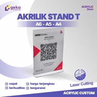 Acrylic Stand Model T Various Sizes Acrylic Stand Display