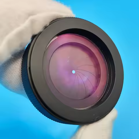 PVS14 Adjustable IRIS 1.5-22mm Aperture with Sacrificial Glass Objective Lens Module DIY Retrofit Ni