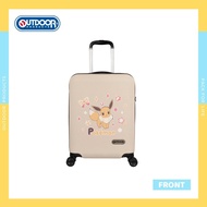 台灣限定 Outdoor Pokemon 行李喼 伊貝 伊布 0133 Eevee 寵物小精靈 20吋 硬喼 行李箱 旅行喼 細喼 奶茶色 可登機 20" suitcase hand carry 手提