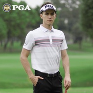 美國PGA 高爾夫服裝 男士短袖t恤 男裝夏季運動衣服透氣polo衫